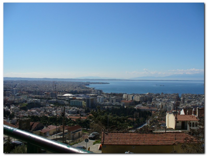 Солун, Гледка към централната част на Солун и морето
